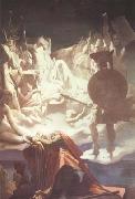 Jean Auguste Dominique Ingres The Dream of Ossian (mk10) Germany oil painting artist